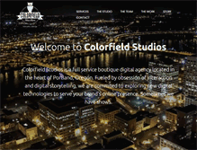 Tablet Screenshot of colorfieldstudios.com